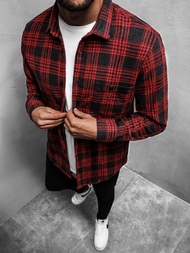 Сорочка чоловіча Червона OZONEE MACH/G500