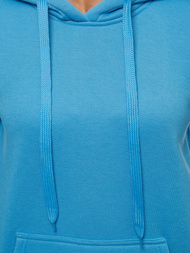 Bluza z kapturem damska jasno-niebieska/2 OZONEE JS/W02/62Z