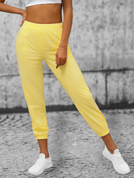 Спортивні штани жіночі кремові OZONEE O/SYM2192