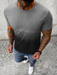 T-Shirt męski grafitowy OZONEE JS/8T81/2Z