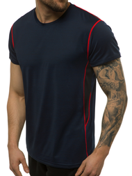 T-Shirt męski granatowy OZONEE JS/KS2104