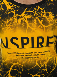 Футболка чоловіча Жовта OZONEE JS/SS11050