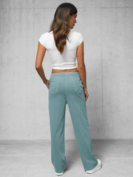 Spodnie jeansowe damskie wide leg niebieskie OZONEE O/330097