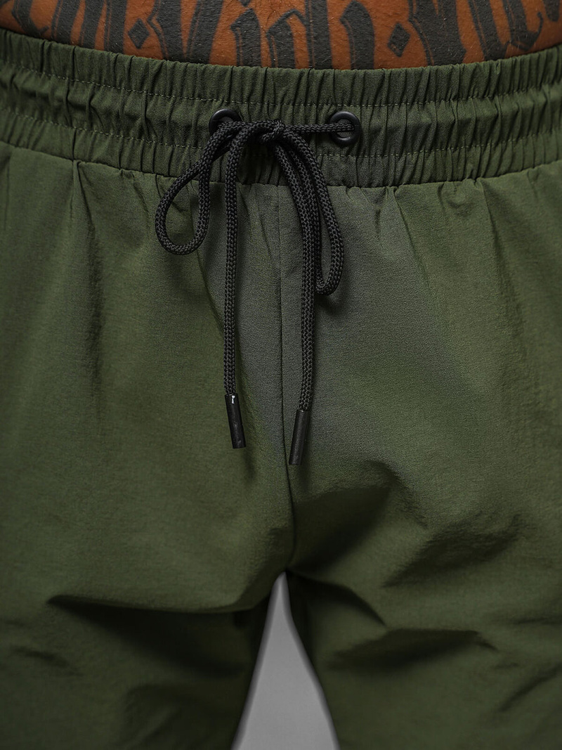 Spodnie męskie chino joggery khaki OZONEE O/PS5520