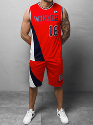 Спортивний костюм чоловічій Червоний OZONEE JS/68C10167