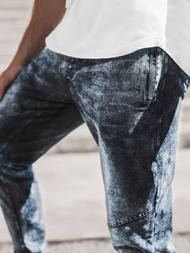 Spodnie męskie jogger niebieskie OZONEE JS/KK1027