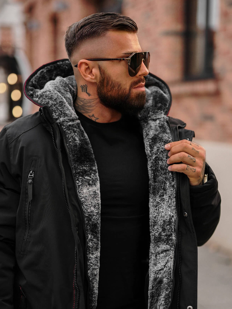 Куртка Чоловіча Чорна OZONEE JS/5M3221/392