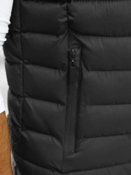 Kamizelka męska pikowana czarna OZONEE JS/M711/392