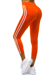 Legginsy damskie pomarańczowe OZONEE JS/1036/D29