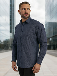 Cорочка чоловіча tемно-cиня OZONEE V/V186