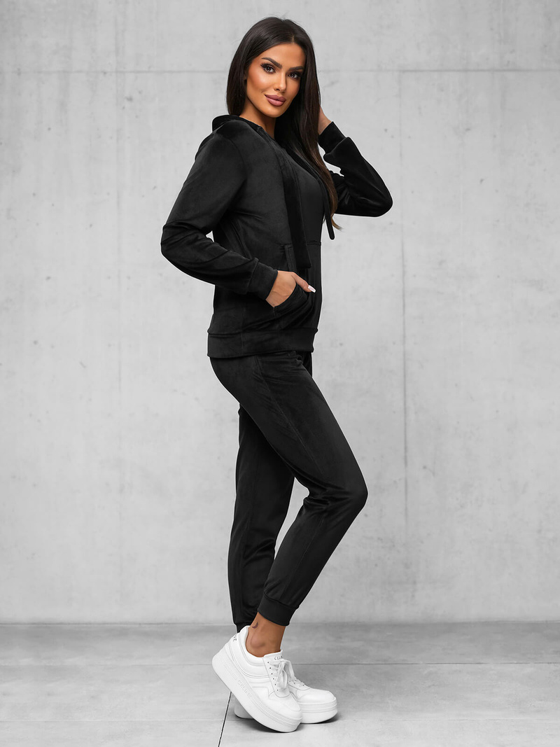 Спортивний костюм жіночий Чорний OZONEE JS/35C1612/3