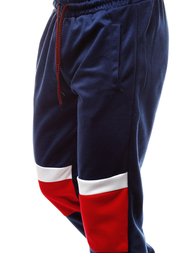 Spodnie dresowe męskie granatowe OZONEE JS/JZ11010Z