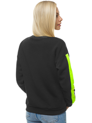 Bluza damska czarna OZONEE JS/KSW1007