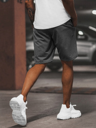 Spodenki dresowe męskie grafitowe OZONEE JS/8K100/5Z