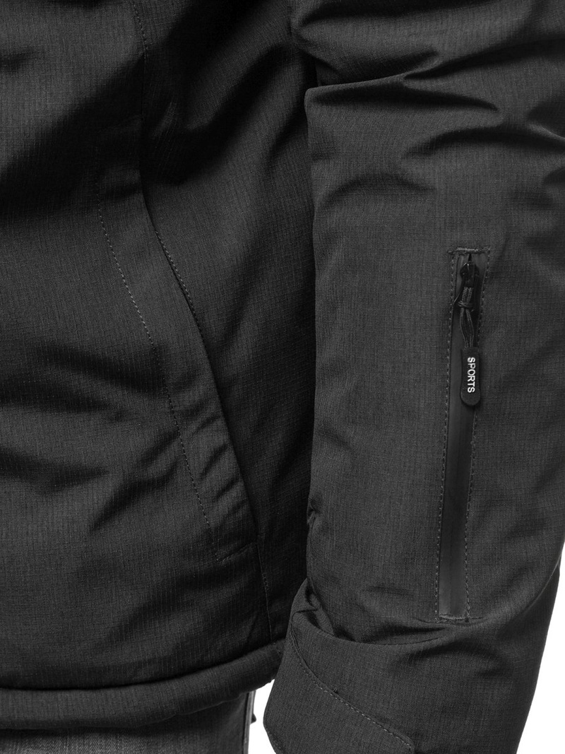 Kurtka zimowa męska grafitowa OZONEE O/9802