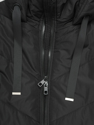 Стьобаний жіночий жилет чорний OZONEE JS/5M3152/392Z