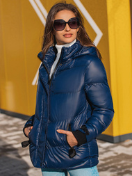 Kurtka zimowa damska granatowa OZONEE JS/M23065/1