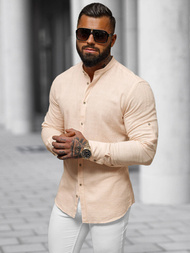 Koszula męska brzoskwiniowa OZONEE O/V85