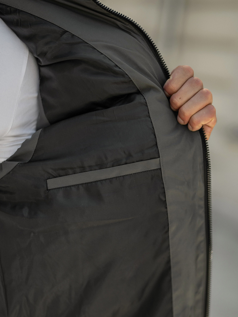 Безрукавка чоловіча графіт OZONEE JS/32M1780/105