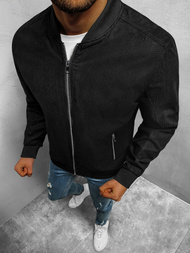 Kurtka bomberka męska czarna OZONEE N/7112/1