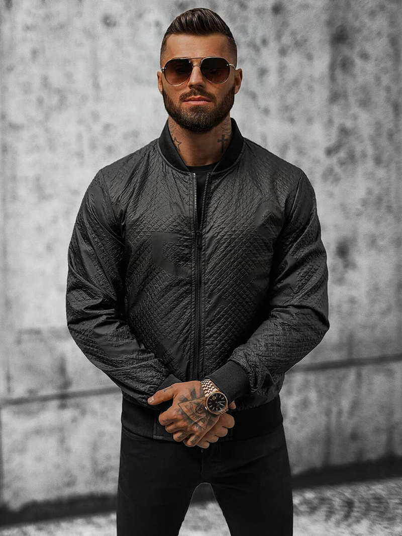 Куртка чоловіча Чорна OZONEE O/3A179