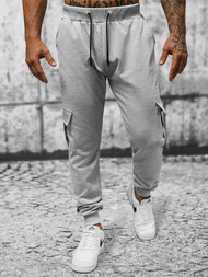 Spodnie dresowe męskie szare OZONEE JS/8K1130/2