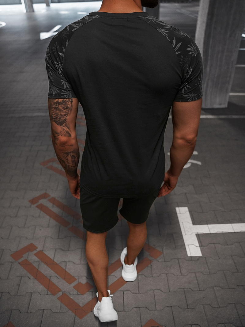 Чоловічий спортивний комплект Чорний OZONEE O/HM760