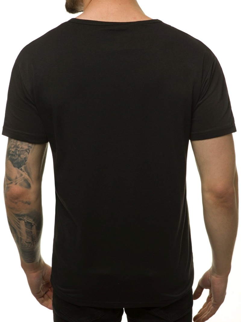 T-Shirt męski czerwony OZONEE JS/SS11106