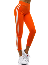 Legginsy damskie pomarańczowe OZONEE JS/1036/D29