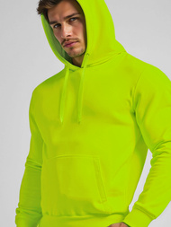 Bluza męska z kapturem seledynowa OZONEE JS/2009/72Z