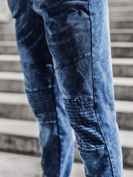 Spodnie męskie jogger niebieskie OZONEE JS/KK1097