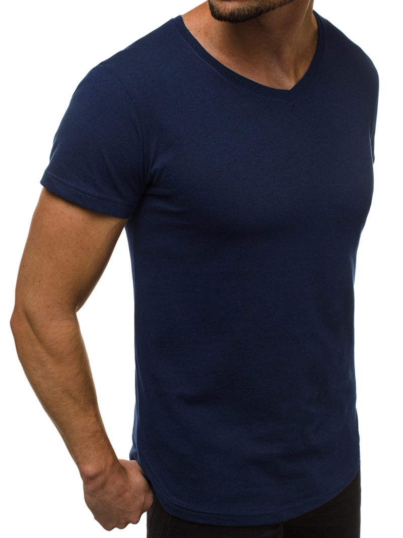 T-Shirt męski granatowy OZONEE O/2309