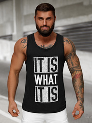 Футболка Чоловіча Чорна OZONEE JS/8B1710/3Z