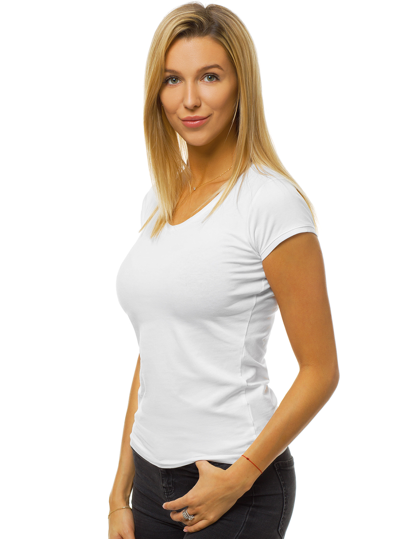 T-Shirt damski biały OZONEE BT/71319B