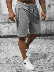 Spodenki dresowe męskie szare OZONEE JS/8K289