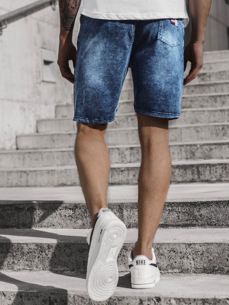 Шорти джинові чоловічі Синi OZONEE JS/KK1075