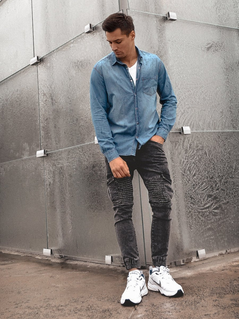 Штани чоловічі Чорнi OZONEE G/1064