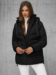 Куртка жіноча чорна OZONEE JS/5M3251/392Z