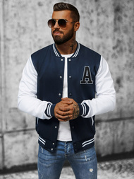 Bluza męska rozpinana granatowa OZONEE JS/8B1157/25