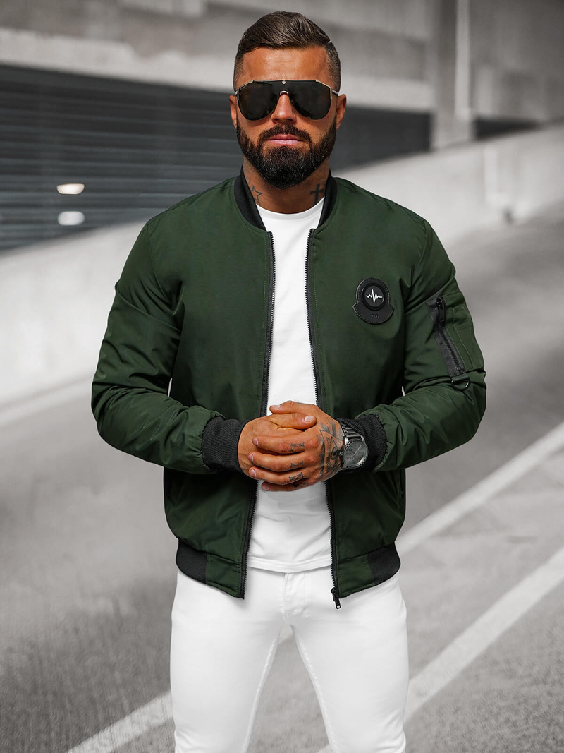 Куртка чоловіча Темно-Зелена OZONEE JS/84M3036/136