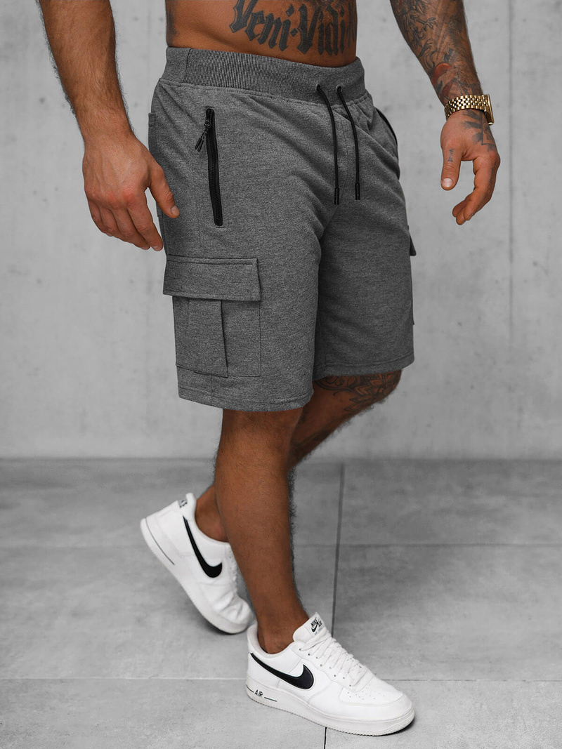 Шорти чоловічі Графітові OZONEE JS/8K1503/5