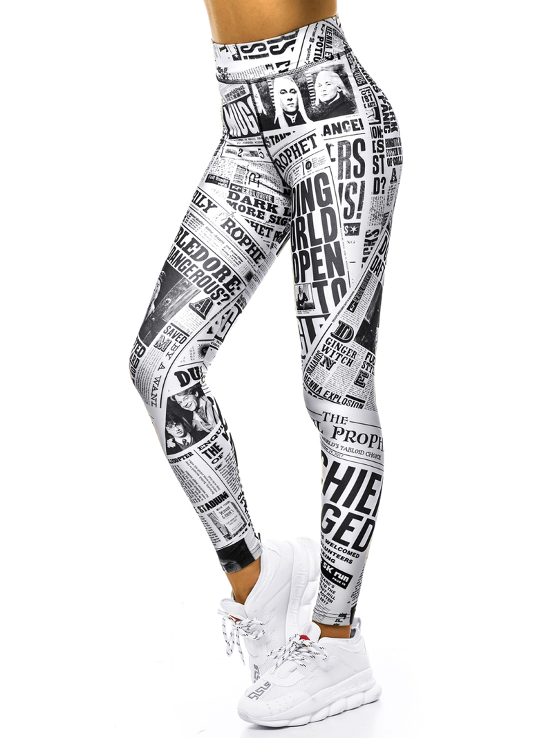 Лосіни жіночі Бiло-Чорний OZONEE O/20975