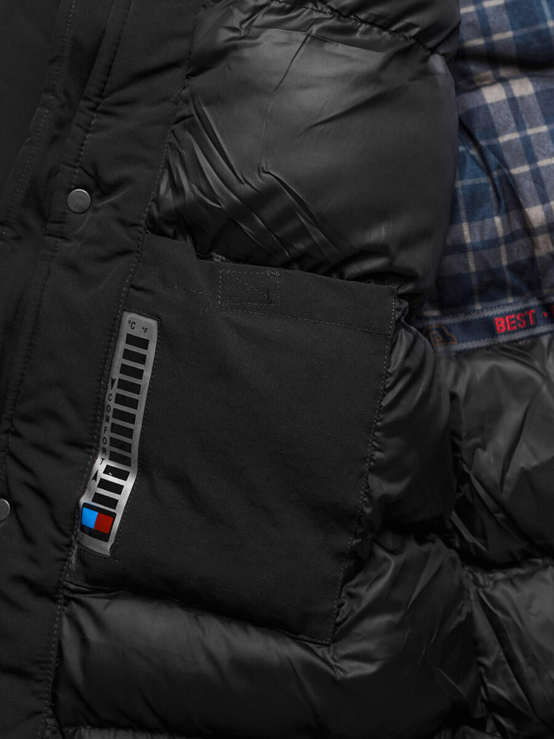 Куртка Чоловіча Чорна OZONEE JS/5M718/392