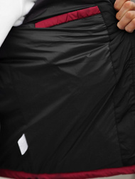 Kurtka zimowa męska pikowana bordowa OZONEE JB/JP1187/3Z