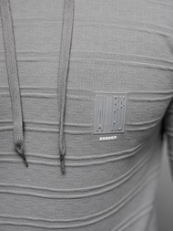 Bluza z kapturem męska szara OZONEE O/TB2272