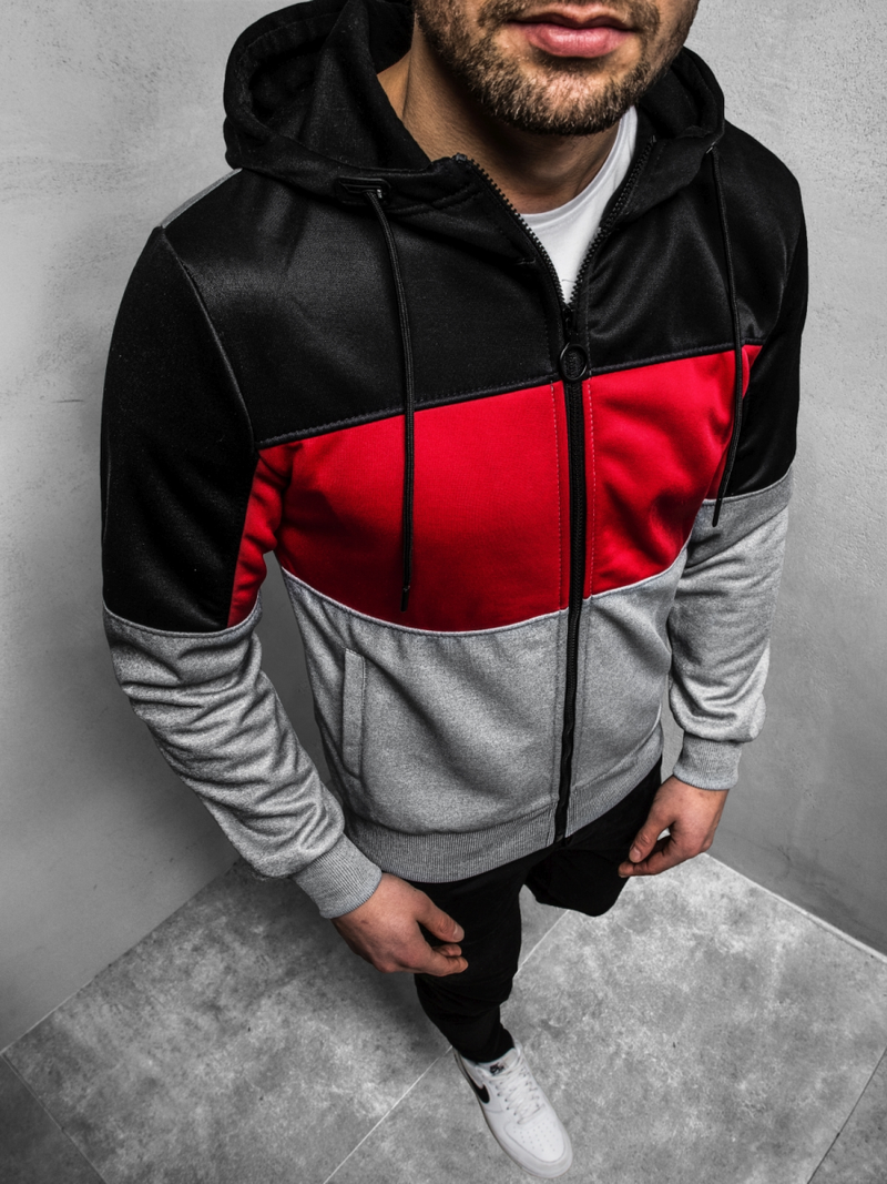 Bluza męska szara OZONEE JS/YD88012Z