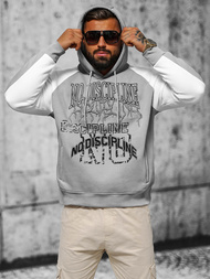 Толстовка сірий OZONEE O/SWE23037