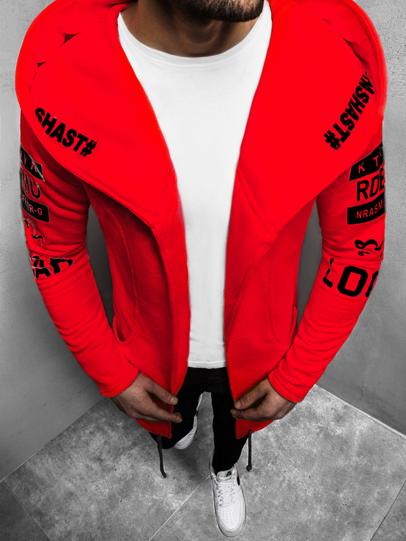 Толстовка чоловіча Червона OZONEE A/11110Z