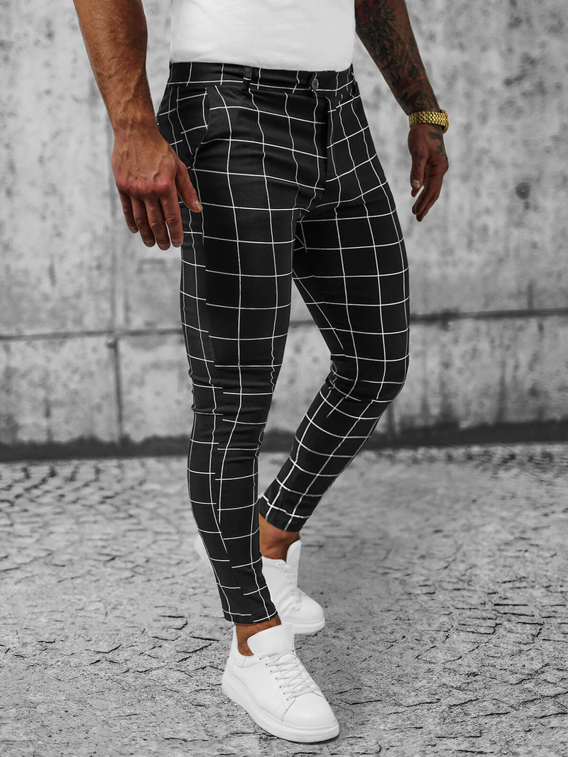 Чоловічі штани чинос Чорнi OZONEE O/P4009