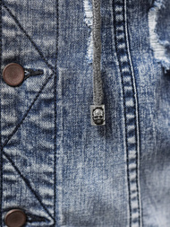 Чоловіча джинсова куртка Синя OZONEE NB/MJ537B